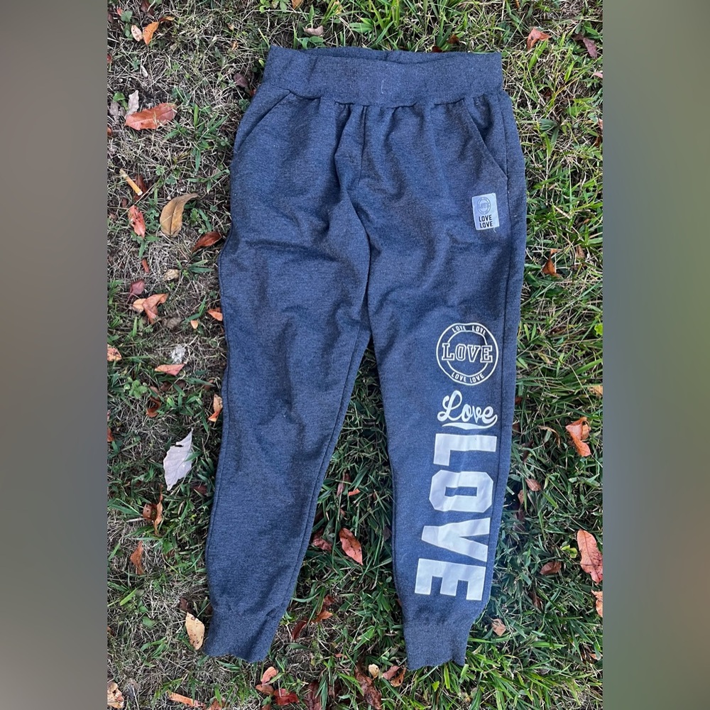 ROM CONCEPT GREY LOVE JOGGERS WOMENS XL